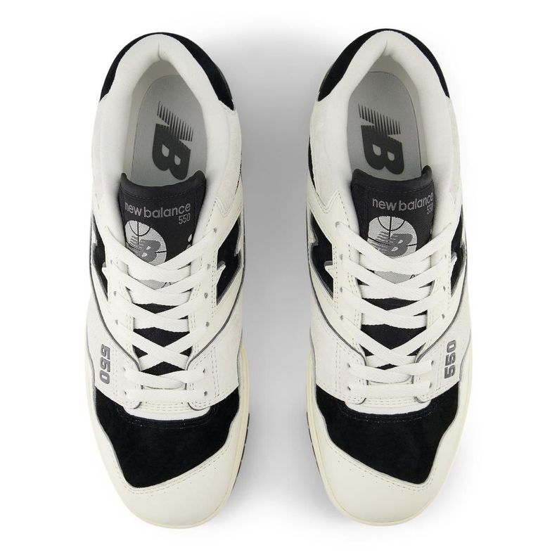 Zapatillas Urbanas Hombre New Balance 550 Blanca/Negro-2
