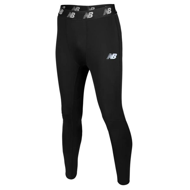 Calza Larga Running Hombre New Balance Negra-1