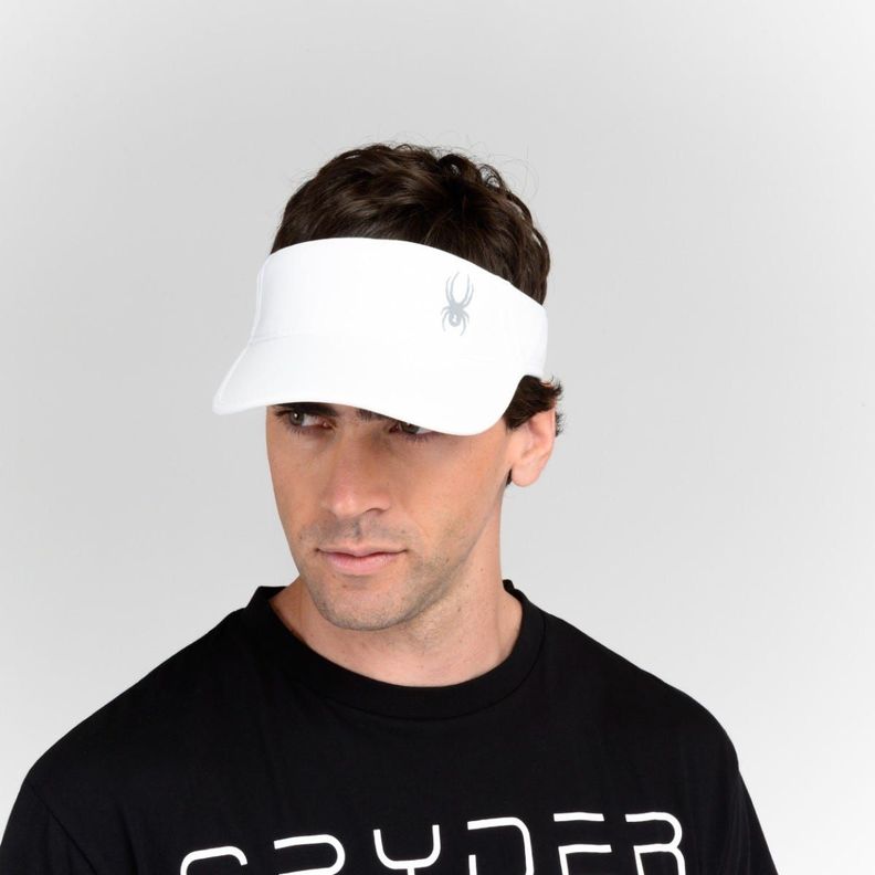 Visera Unisex Spyder Blanca-3