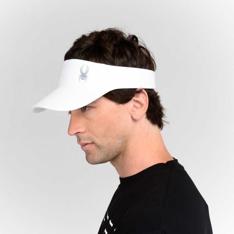 Visera Unisex Spyder Blanca-4