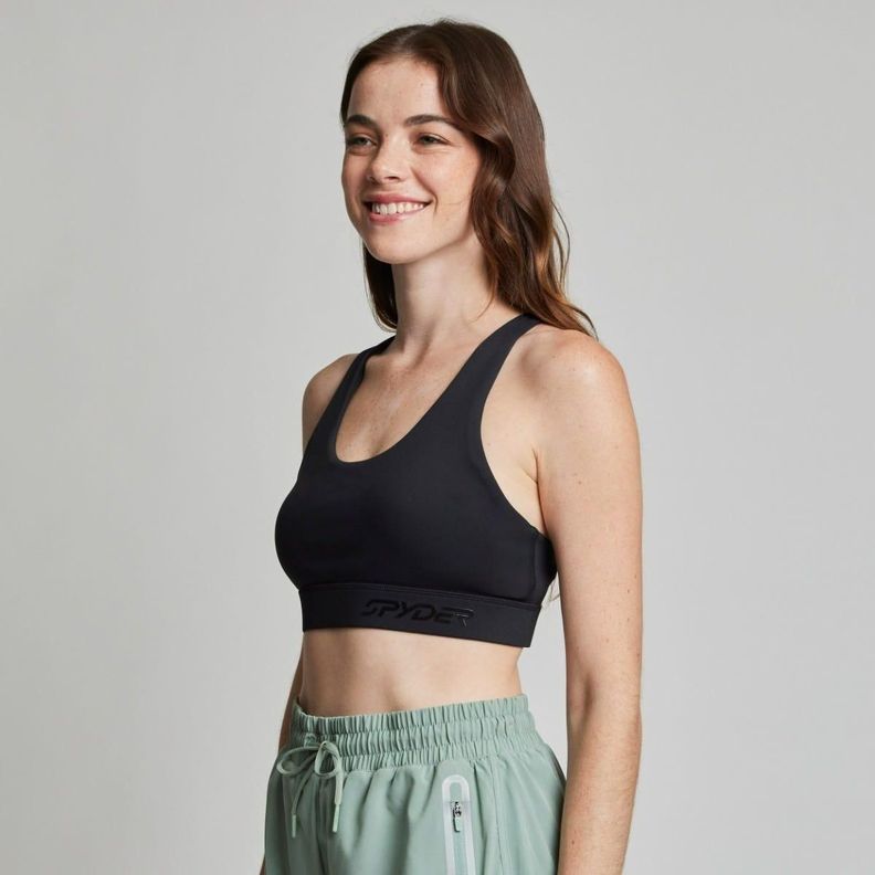Peto Entrenamiento Mujer Spyder High Support Bra Negro-2