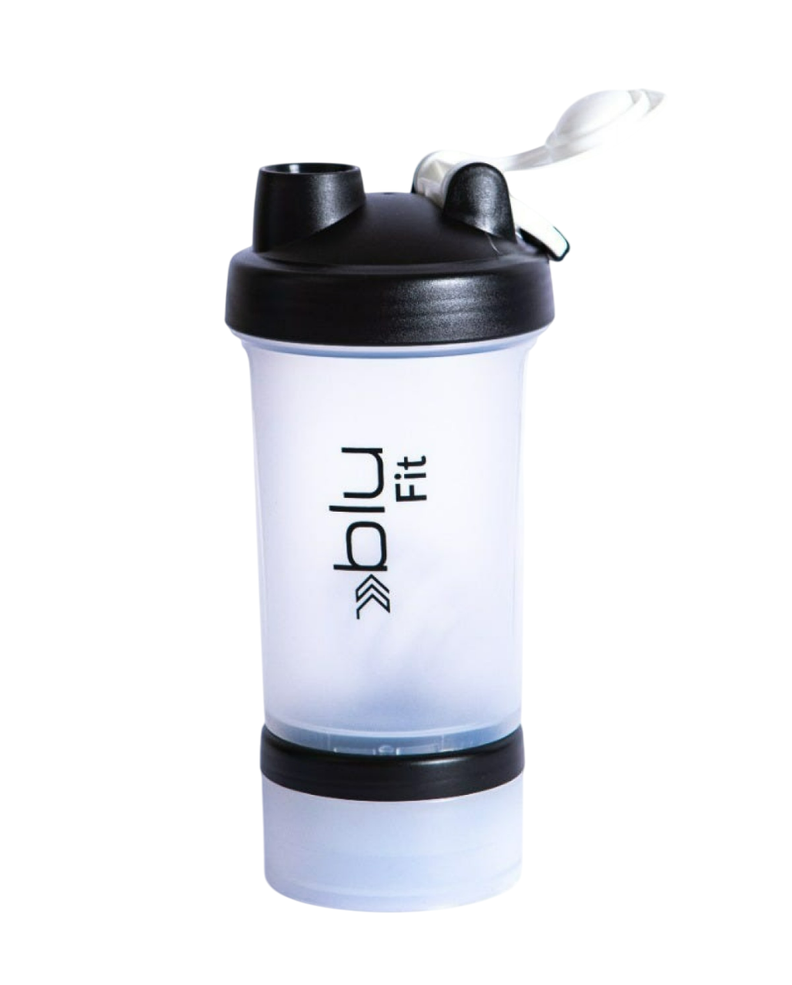 Botella Mixer Blu Fit 500 ml Transparente