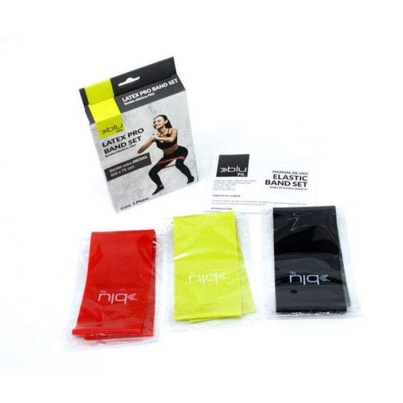 BLU FIT SET DE BANDAS ELASTICAS EXTRA ANCHAS-0