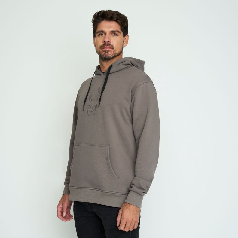 Polerón Hombre Spyder Light Hoodie Gris-1