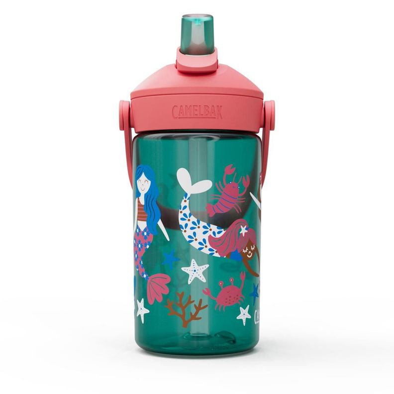 Botella Camelbak Niños Thrive Flip Straw 350 Ml Verde/Rosada-1