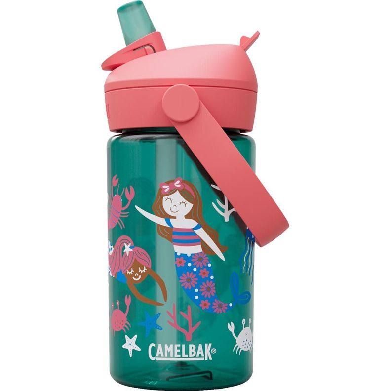 Botella Camelbak Niños Thrive Flip Straw 350 Ml Verde/Rosada-4