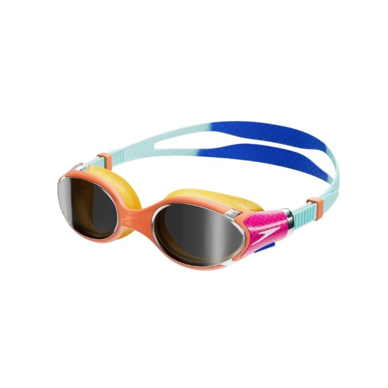 Anteojos Natacion Junior Speedo Biofuse 2.0 Mirror Naranjo