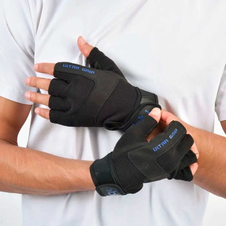 Guantes Para Pesas Hombre Blu Fit Azul L