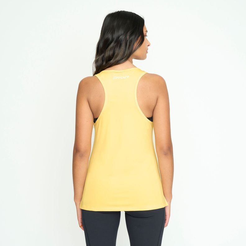 Polera Entrenamiento Mujer Spyder Amarillo SYWTT01S24YL-2