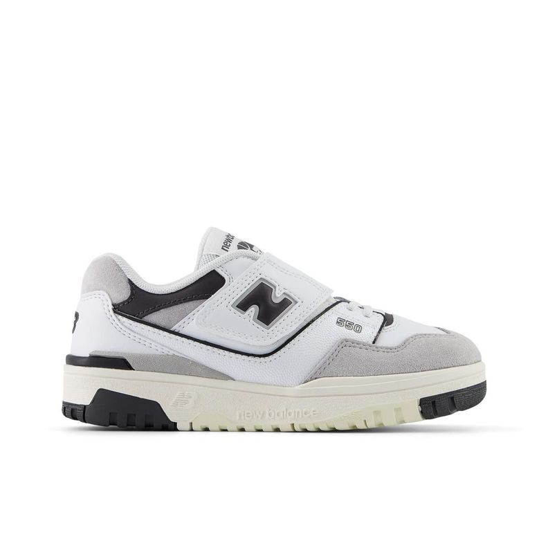 Zapatillas Urbanas Niño  New Balance 550 Blanca/Gris-0