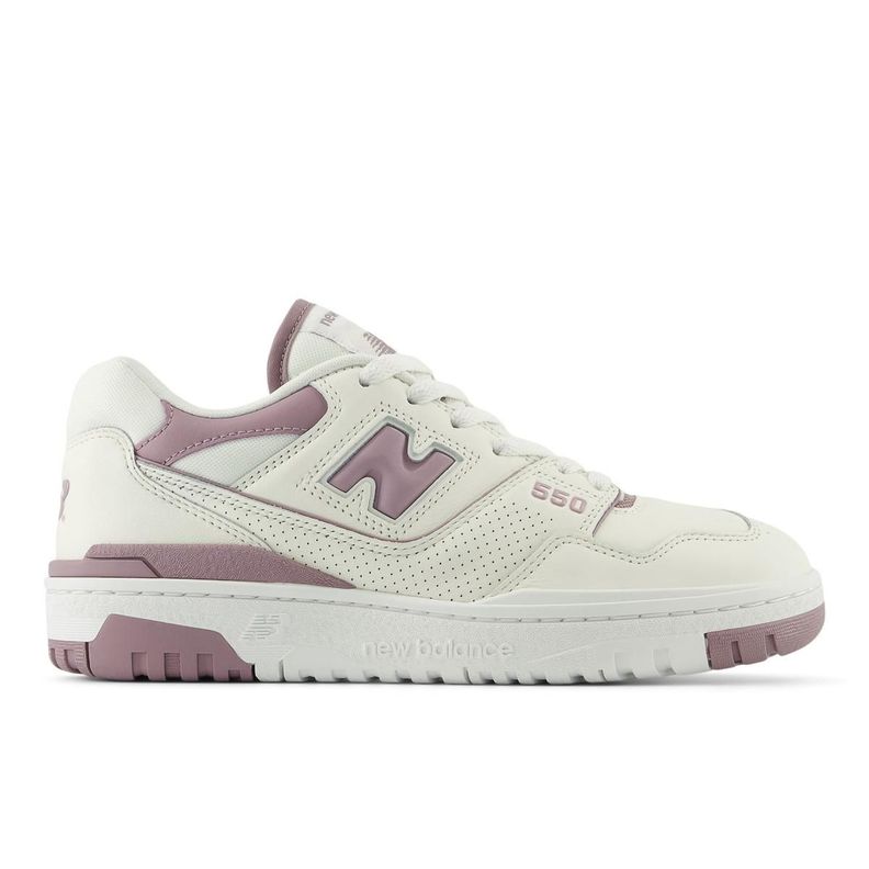 Zapatillas Urbanas Mujer New Balance 550 Blanca/Rosada-0