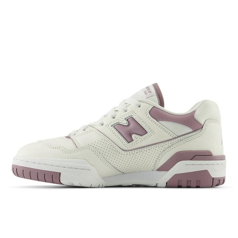 Zapatillas Urbanas Mujer New Balance 550 Blanca/Rosada-1