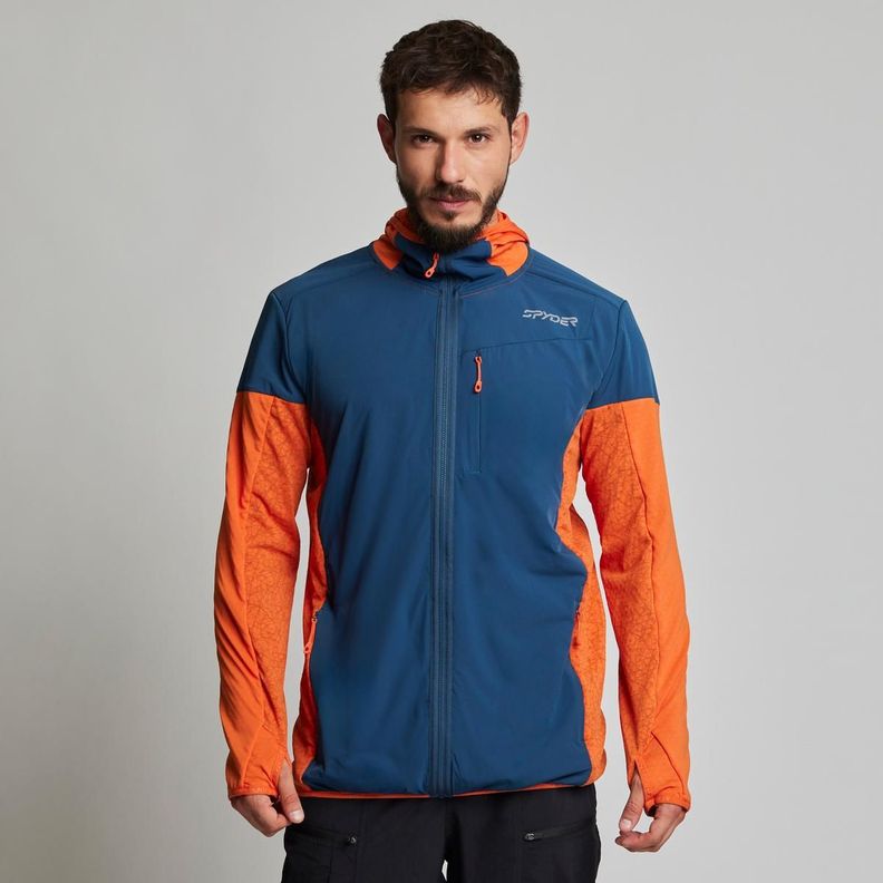 Polerón Hoodie Hombre Spyder Azul-3