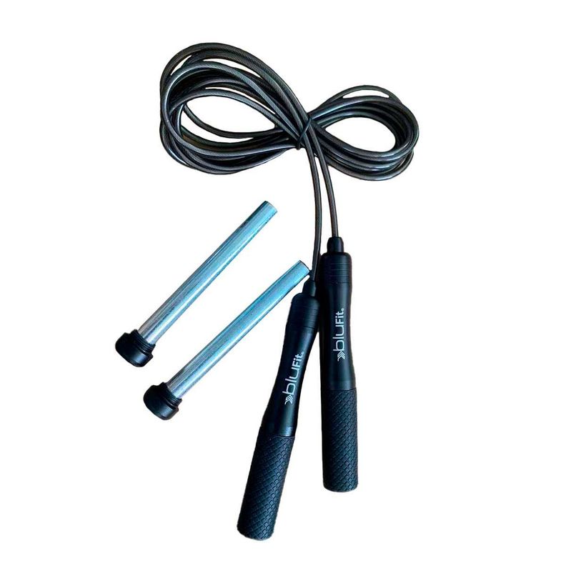Cuerda de salto Fitness Blu Fit con Peso Negra Negro