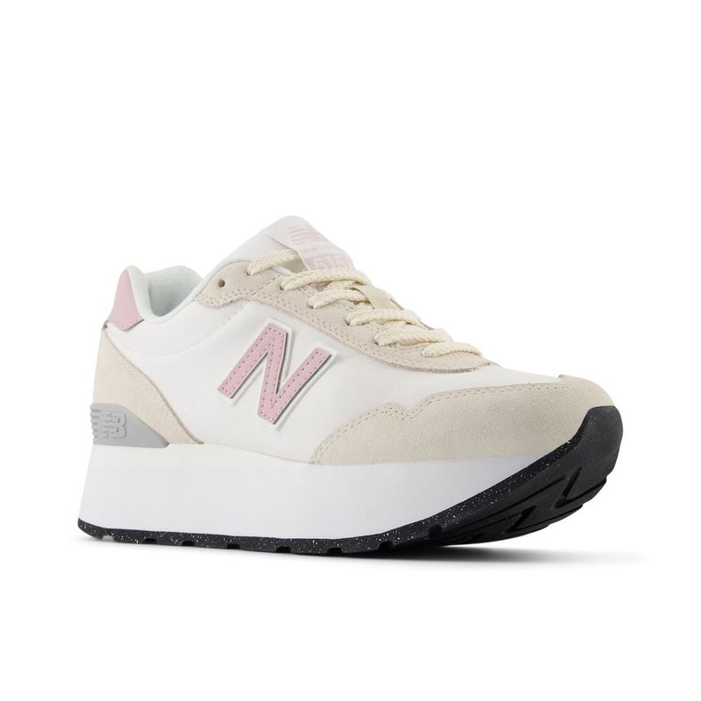 Zapatillas Urbanas Mujer New Balance 515 Blanca-3