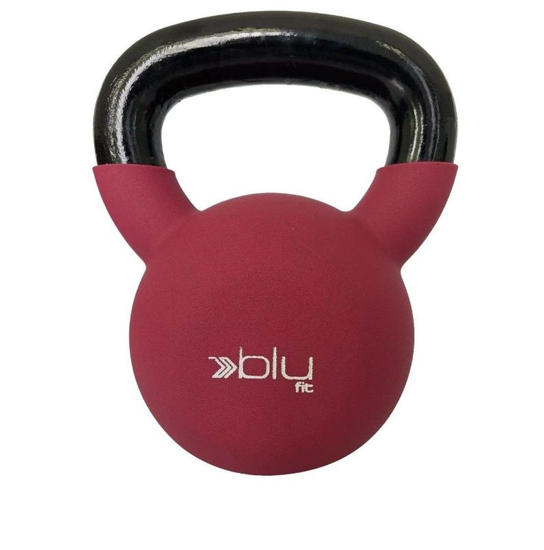 Pesa Rusa Kettlebell Neoprene Blu Fit 16 kg Burdeo-1