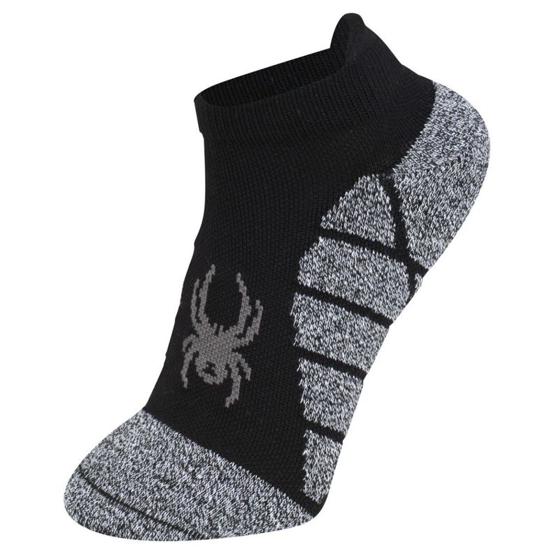 Calcetines Spyder 3 Pack Hombre Perform Ankle No Show Negro-0