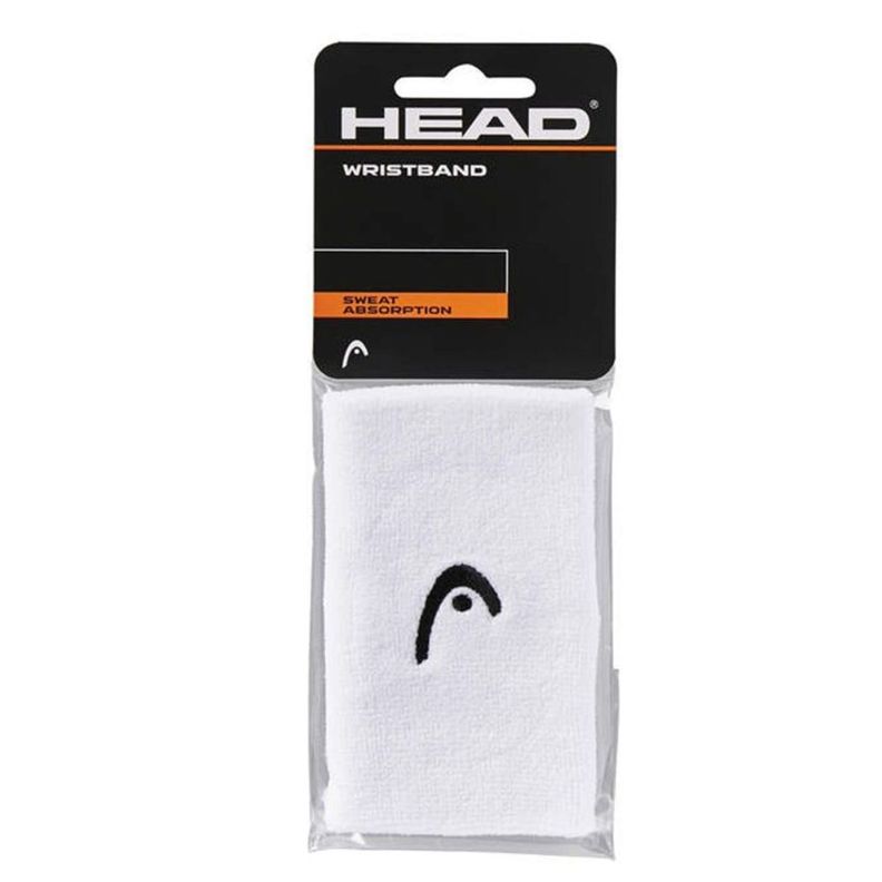 Muñequera para sudor Tenis Unisex Head 5’’ Blanco-0