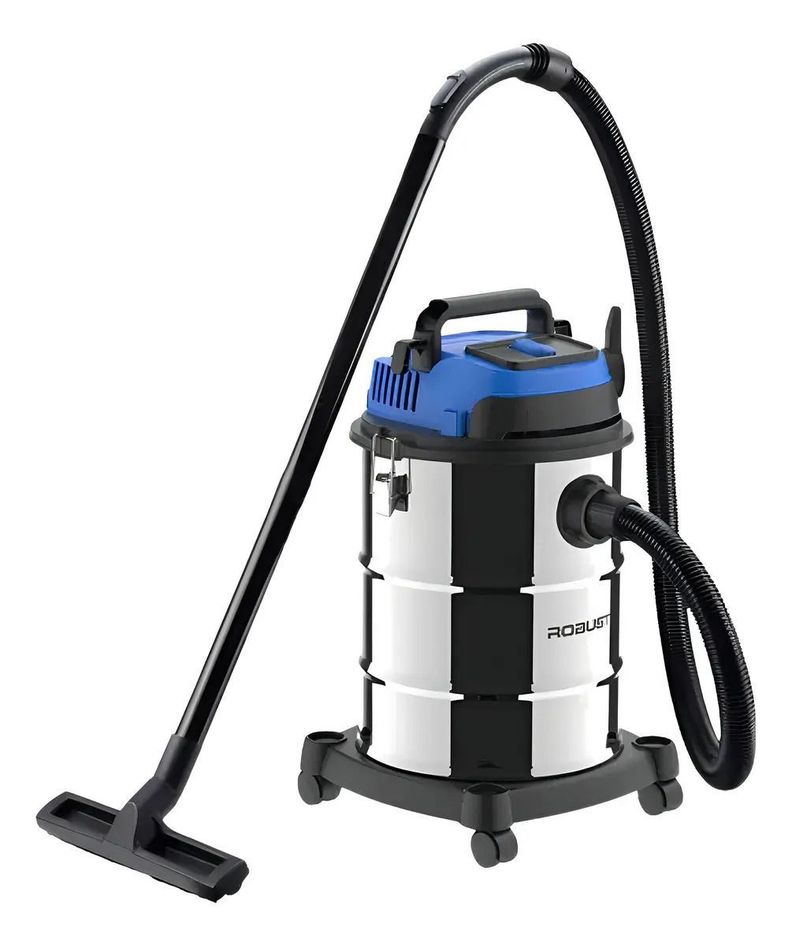 Aspiradora De Tacho Tambor 30l 1600w Polvo Y Agua Robust