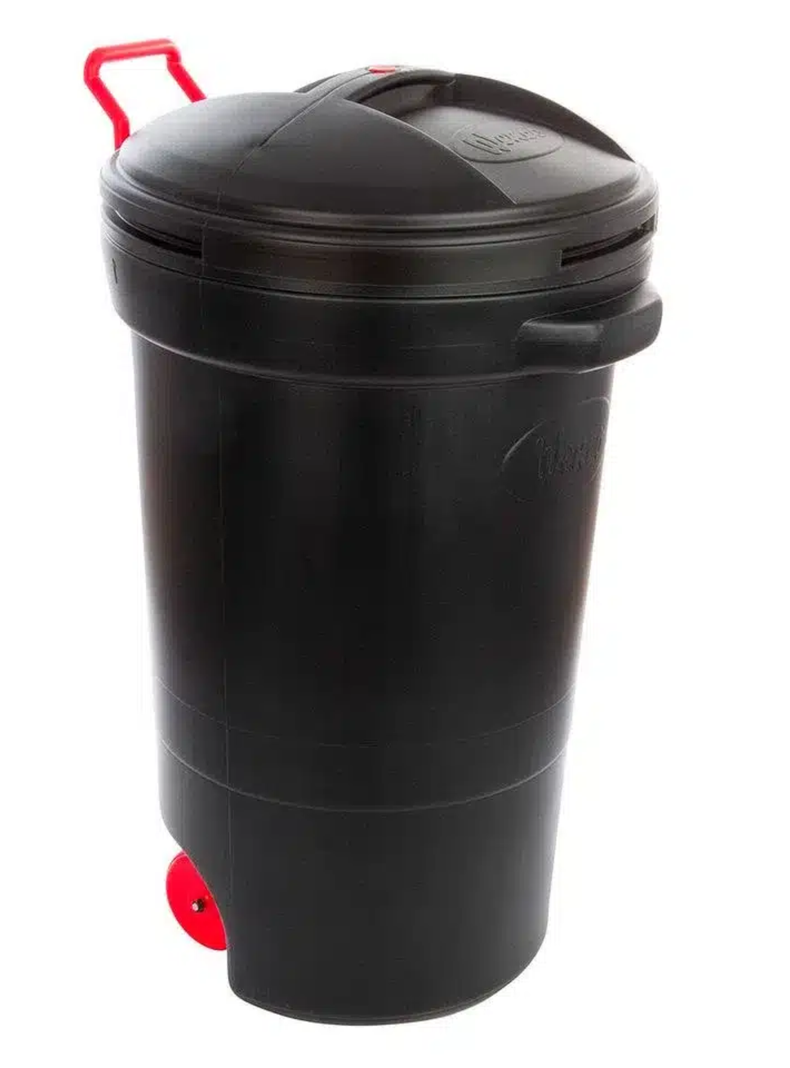  BASURERO INDUSTRIAL 125 LITROS CON RUEDAS NEGRO WENCO-0