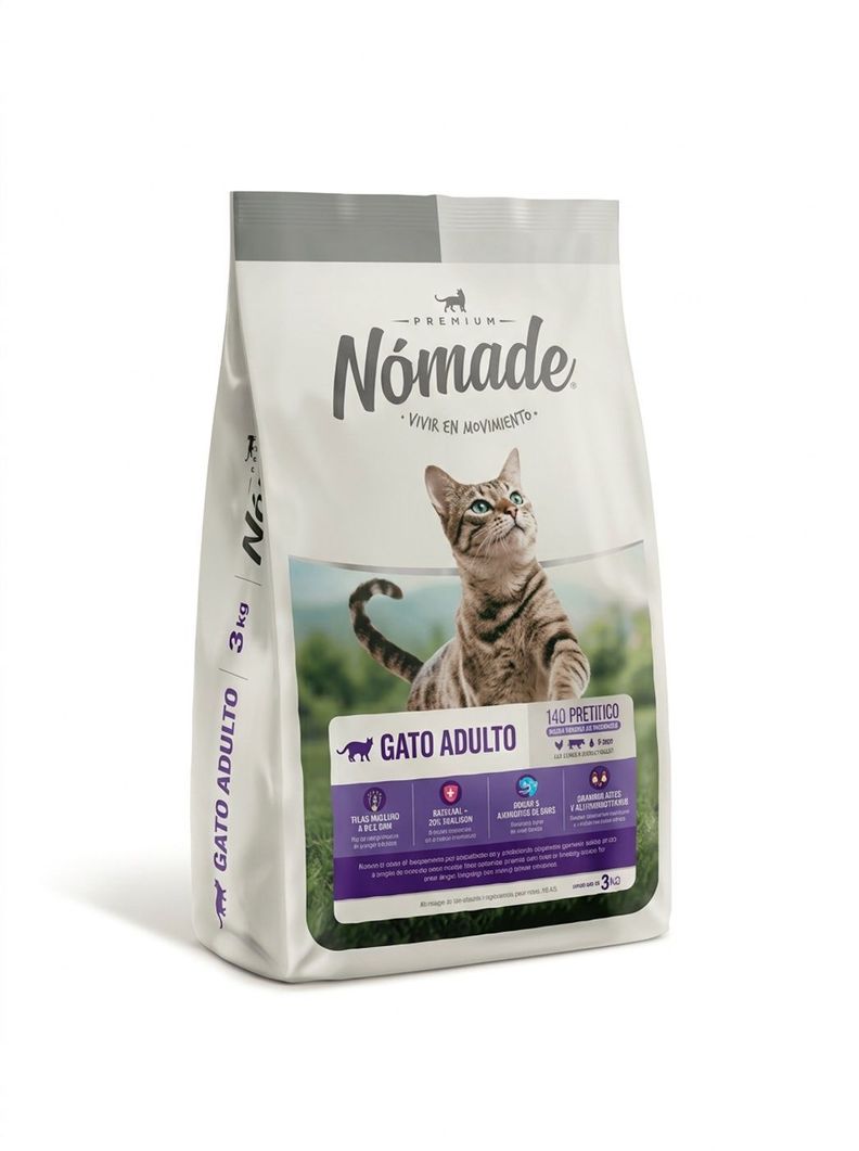Alimento para gato Nómade Adulto 10 Kg
