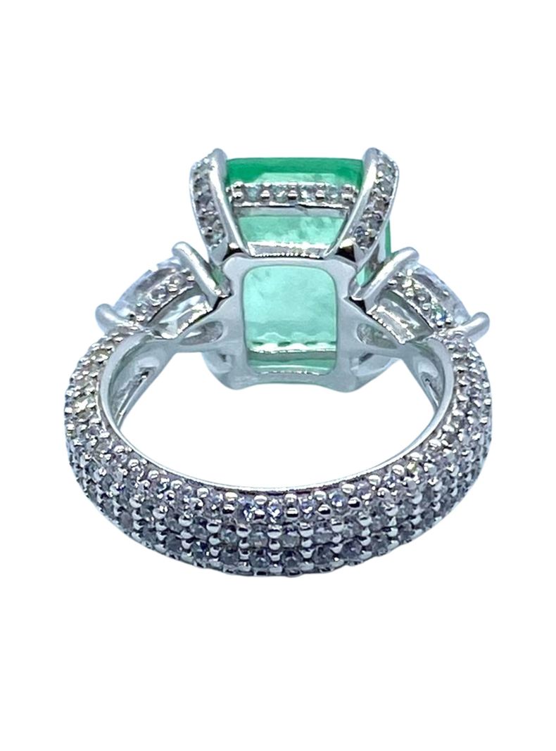 Anillo de Plata  y Cistal Genuino. "Esperanza" de MIA from Praga-2