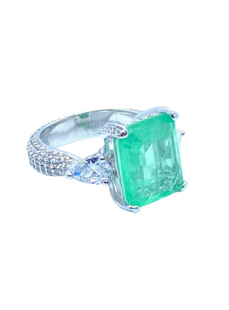 Anillo de Plata  y Cistal Genuino. "Esperanza" de MIA from Praga-0