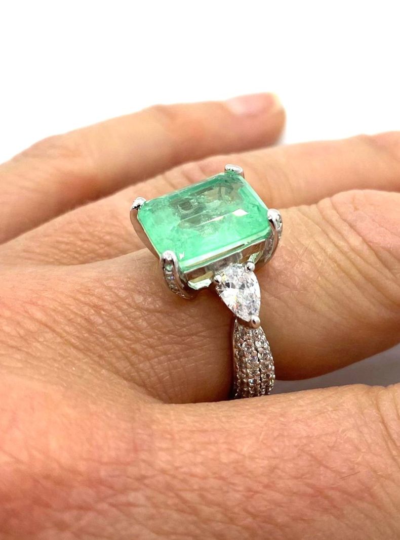 Anillo de Plata  y Cistal Genuino. "Esperanza" de MIA from Praga-1