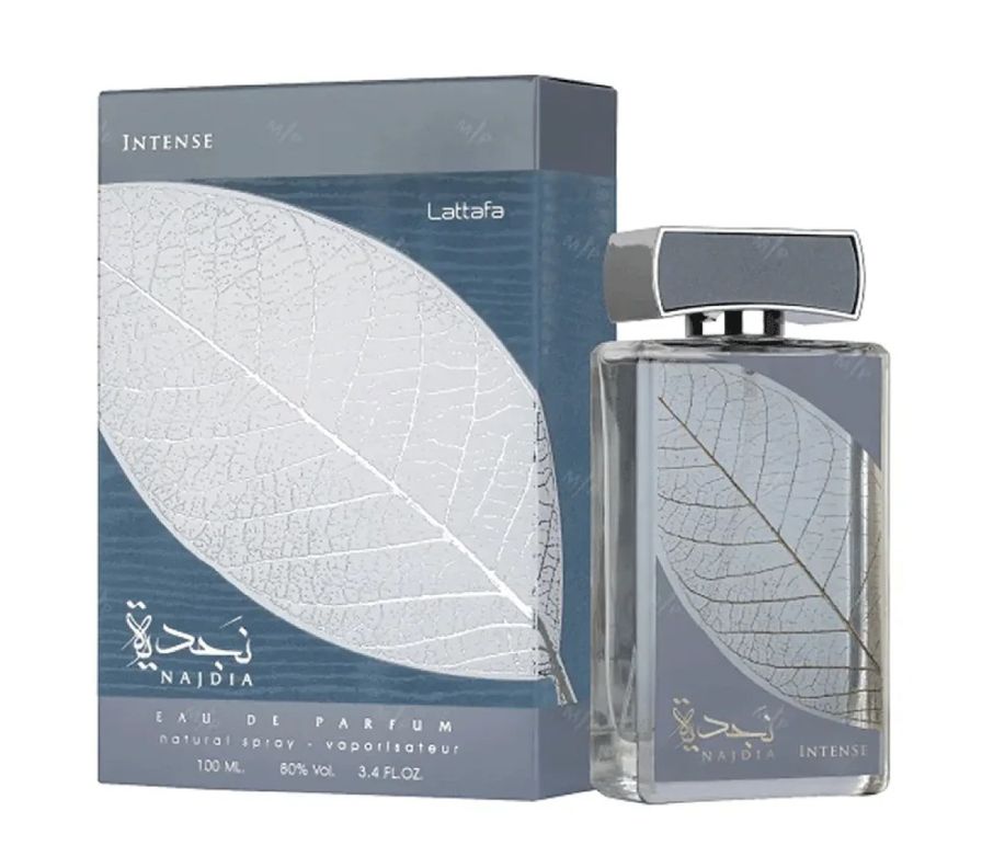 PERFUME LATTAFA NAJDIA INTENSE 100ML EDP HOMBRE Gris