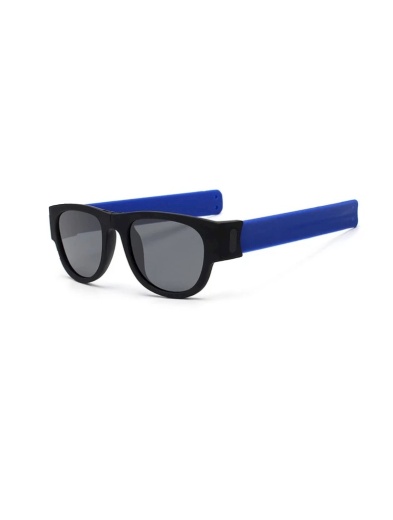 Gafas de Sol Plegables - Azul/Marco Negro-0