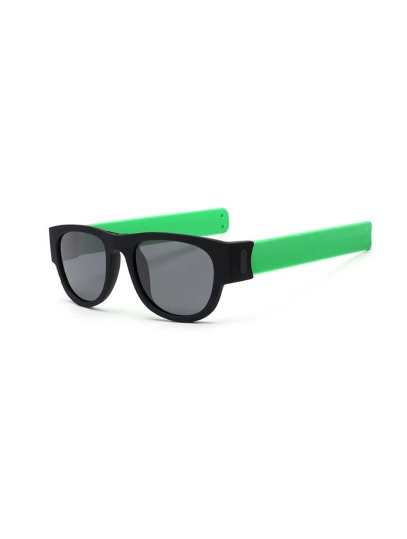 Gafas de Sol Plegables - Verde/Marco Negro-0
