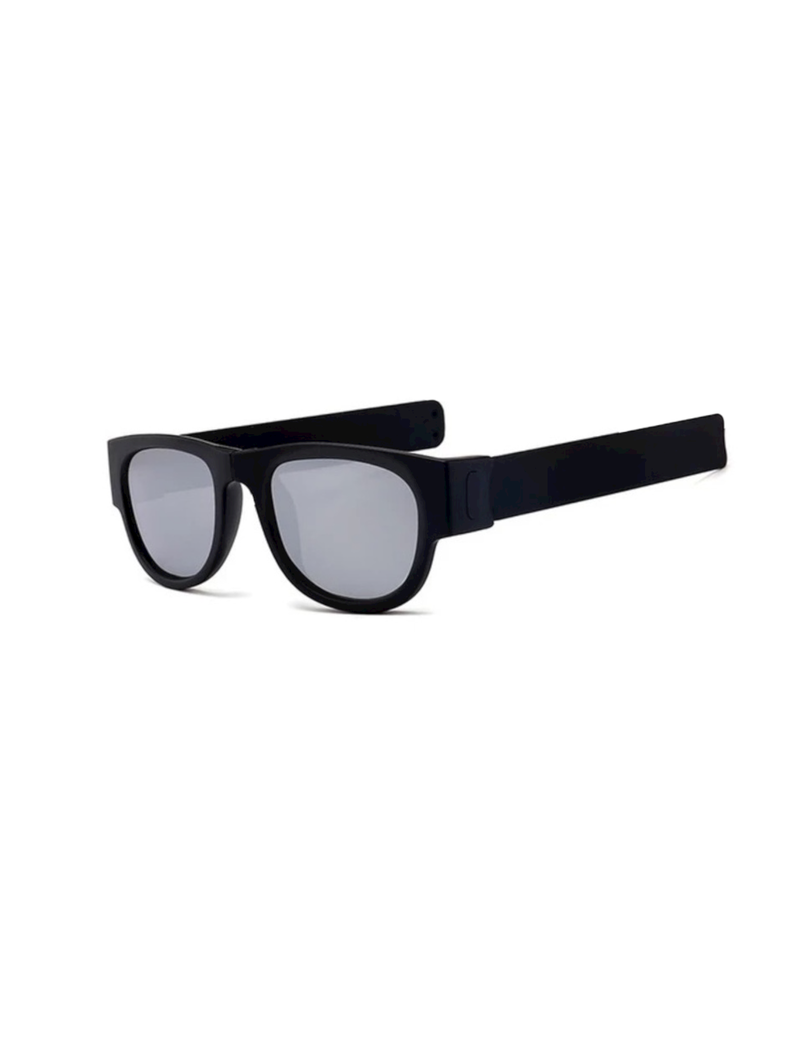 Gafas de Sol Plegables - Negro/Plata-0
