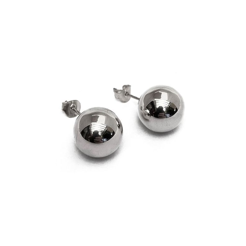 Aros Plata Esfera 12mm-0