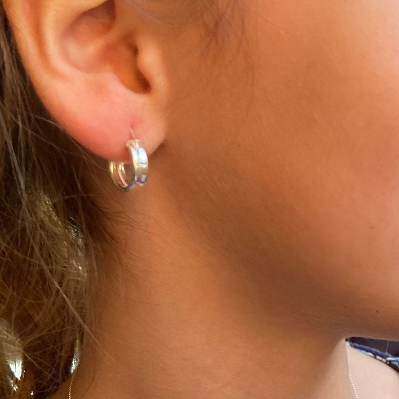 Aros Plata Argolla 1,2 cm-1