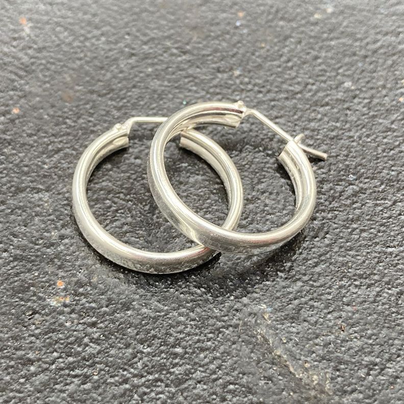Aros Plata Argolla 22mm-1