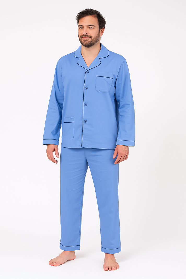 Pijama Franela Liso 100% Algodon-2
