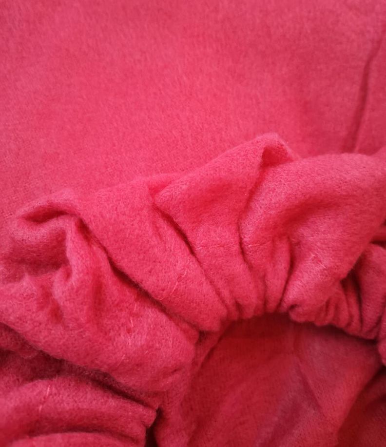 SABANA POLAR COLOR ROJO 2 PLAZAS-1