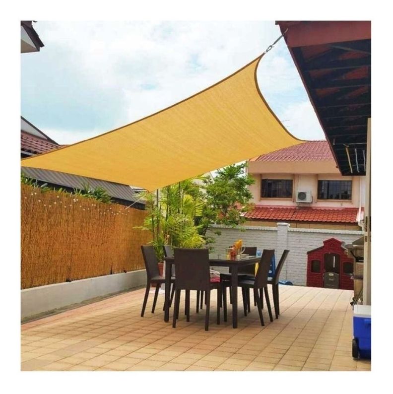 Toldo Vela Sombra Malla Anti Uv Cuadrado 5mx5m-1