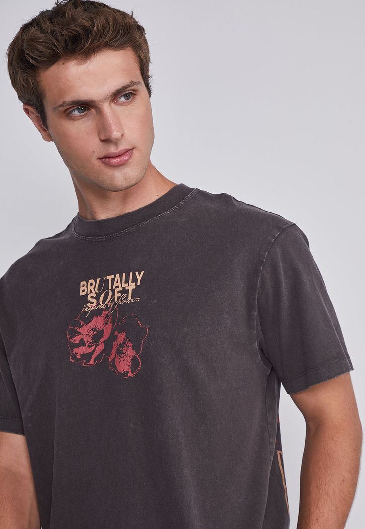 Polera Hombre Flor Gris Sioux-2