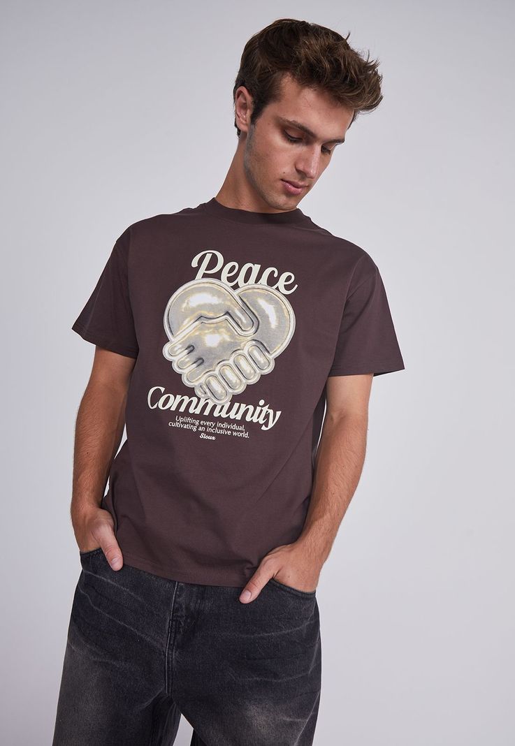 Polera Hombre Corazon Manos Cafe Sioux-2