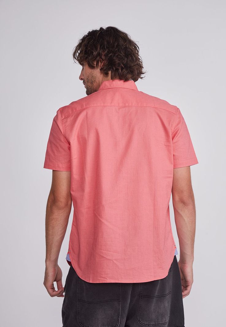 Camisa Hombre Sandia Lino Slim Sioux-3