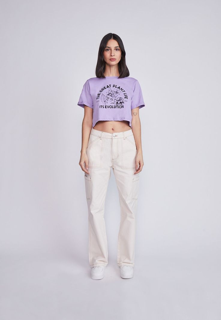 Polera Mujer Estampada Lila Sioux-3