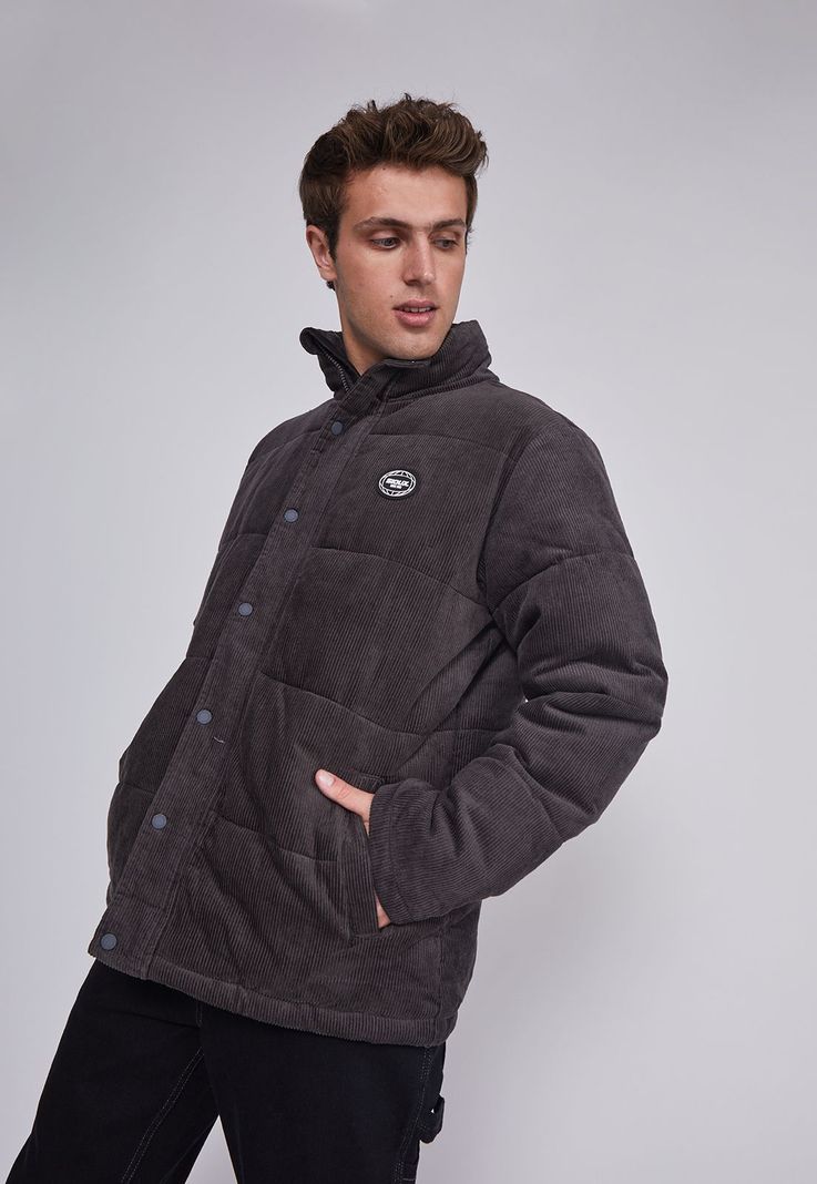 Chaqueta Hombre Cotele Gris Sioux-1
