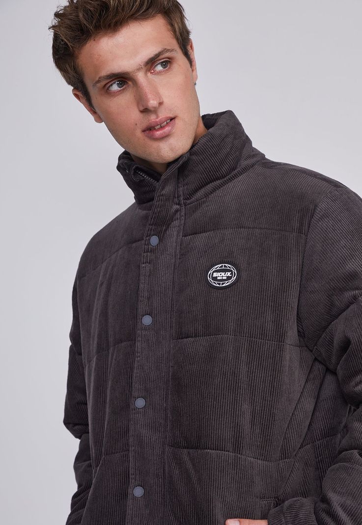 Chaqueta Hombre Cotele Gris Sioux-2