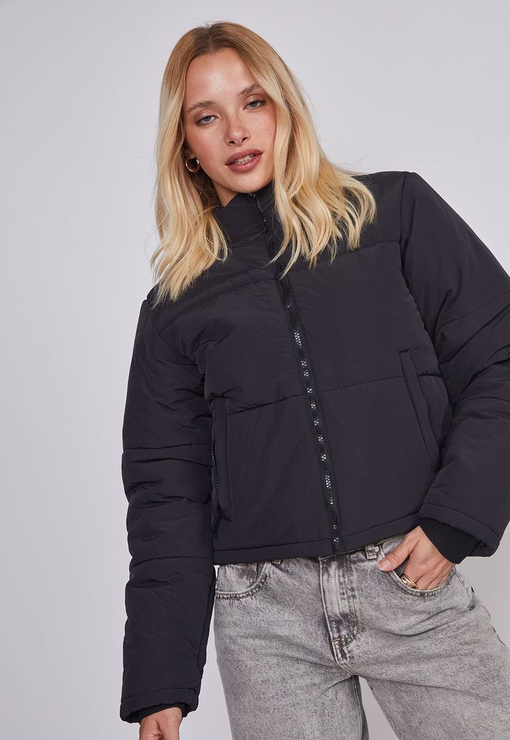 Parka Mujer Puffa Negro Sioux-1