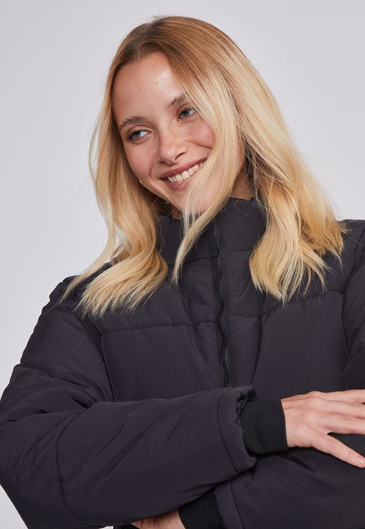 Parka Mujer Puffa Negro Sioux-2