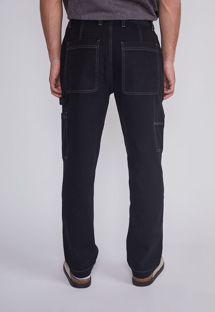Jeans Hombre Carpintero Negro Sioux-3