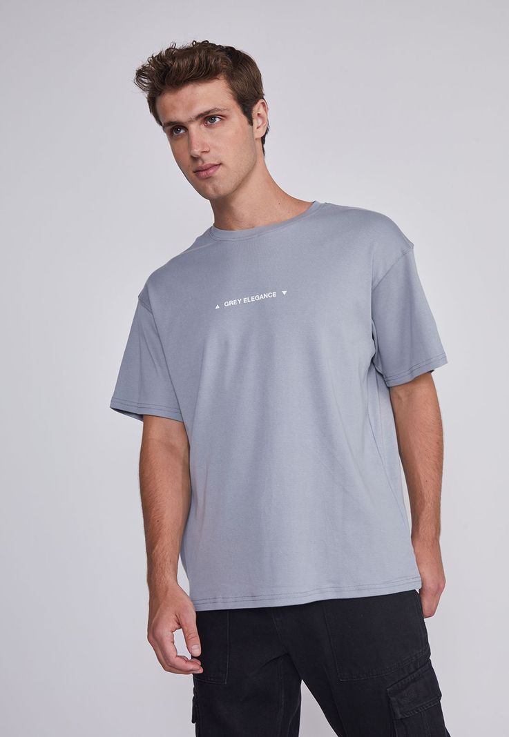 Polera Hombre Basica Gris Sioux-0