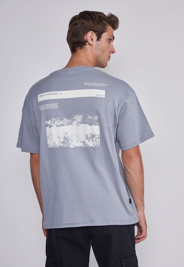 Polera Hombre Basica Gris Sioux-3