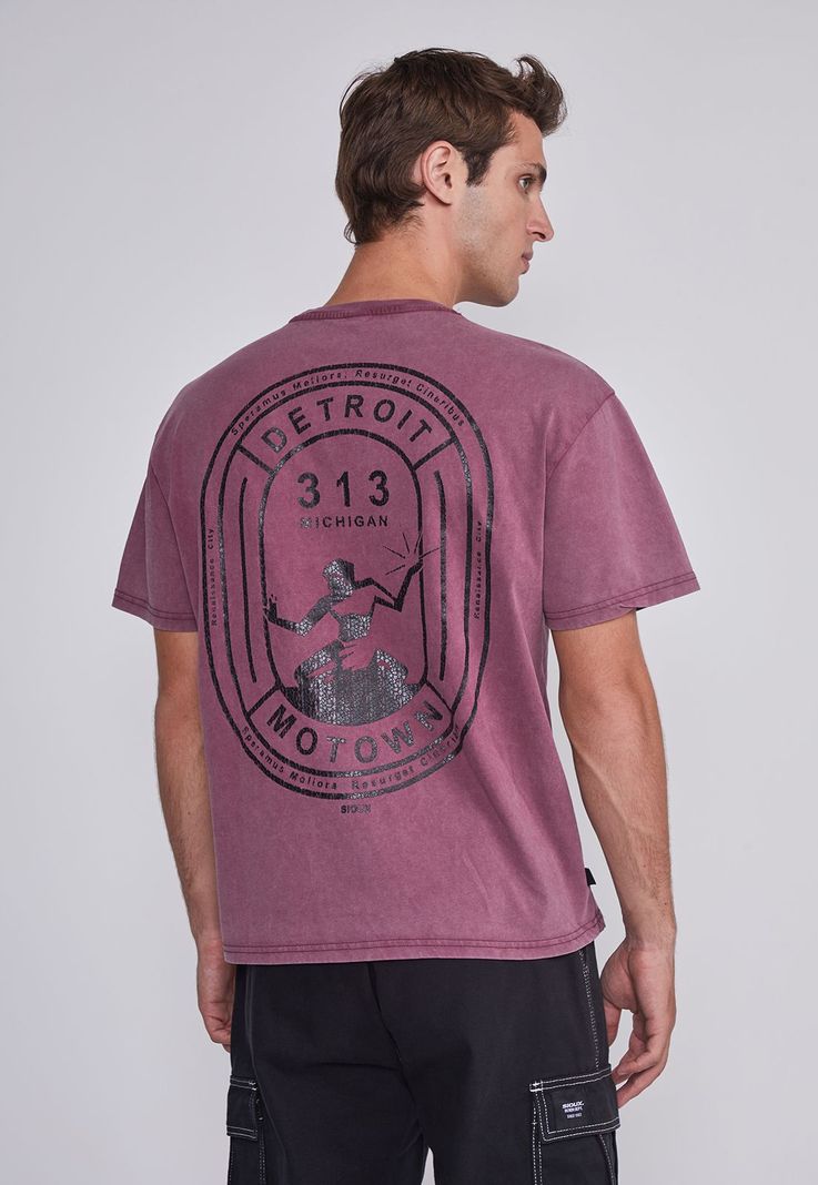 Polera Hombre Detroit Burdeo Sioux-3